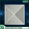 4 way ceiling supply air grille air conditioning ceiling diffuser