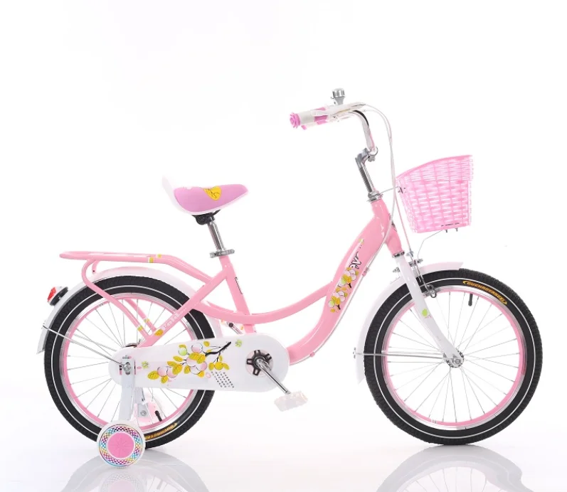 Pink Girl Beautiful Kids Bike With Good 