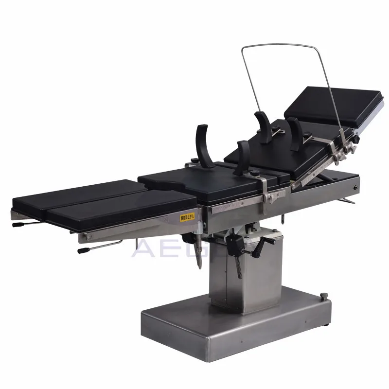 Hydraulic control system with c arm available clinic operation bed