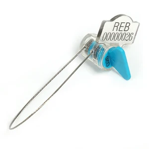 High Security Electric Meter Plastic Seal/ Pull Tight Plastic Twist Lock Seal For Containers