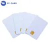 Guangzhou j2a040 blank pvc card with smart chip