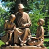 religious church sculpture National Shrine of Saint Elizabeth Ann Seton teaching bronze statue