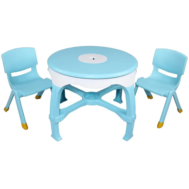 Lovely Whole Plastic Assembling Round Kids Table For 28 Years Old