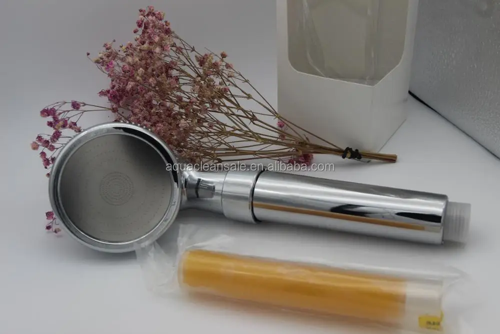 3 Modes Eco Filter Shower Head,Shower Head With Mineral Stones,Pp