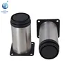 Stainless Steel Kitchen Adjustable Feet Round 2" Dia Furniture Leg