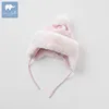 Dave Bella autumn winter baby girls pink hat cat textile hat DB6115