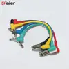 6.35MM To 6.35MM Guitar Patch Cables 6 Colors Per Set Colorful Wire Plug