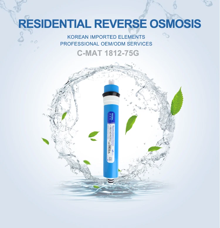 1812 75G/PATENTED PACKAGING/FACTORY PRICE 75gpd residential reverse osmosis (RO) membrane 12inch