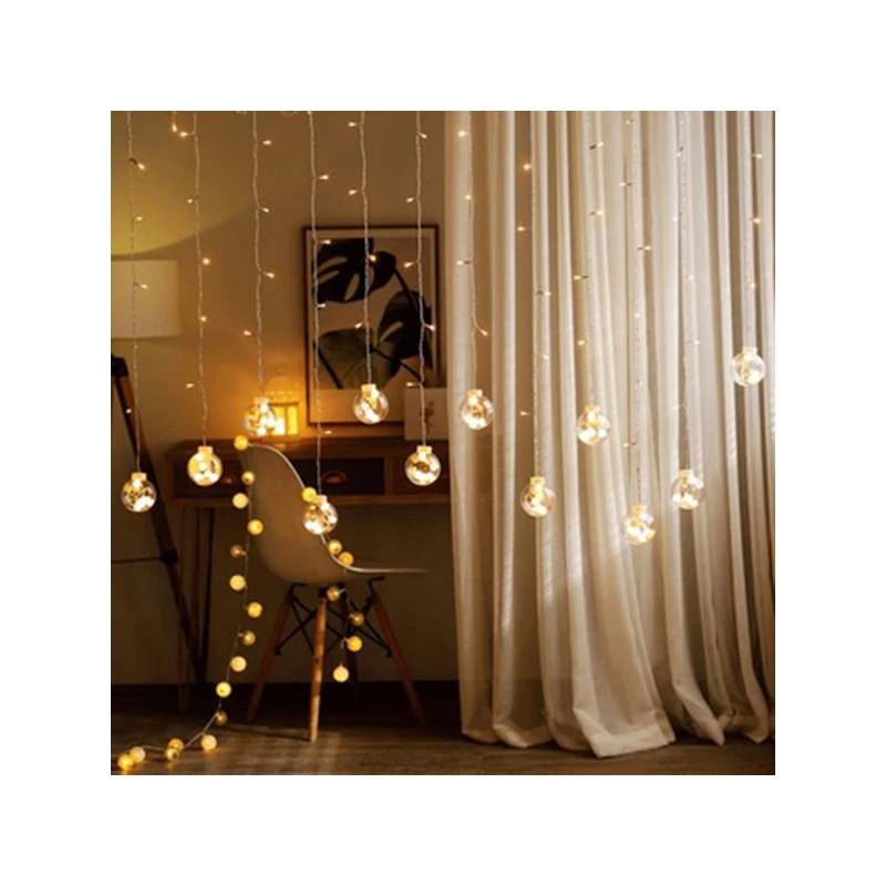2020 latest design safety led Icicle light curtain for Party Festival Wedding Decoration