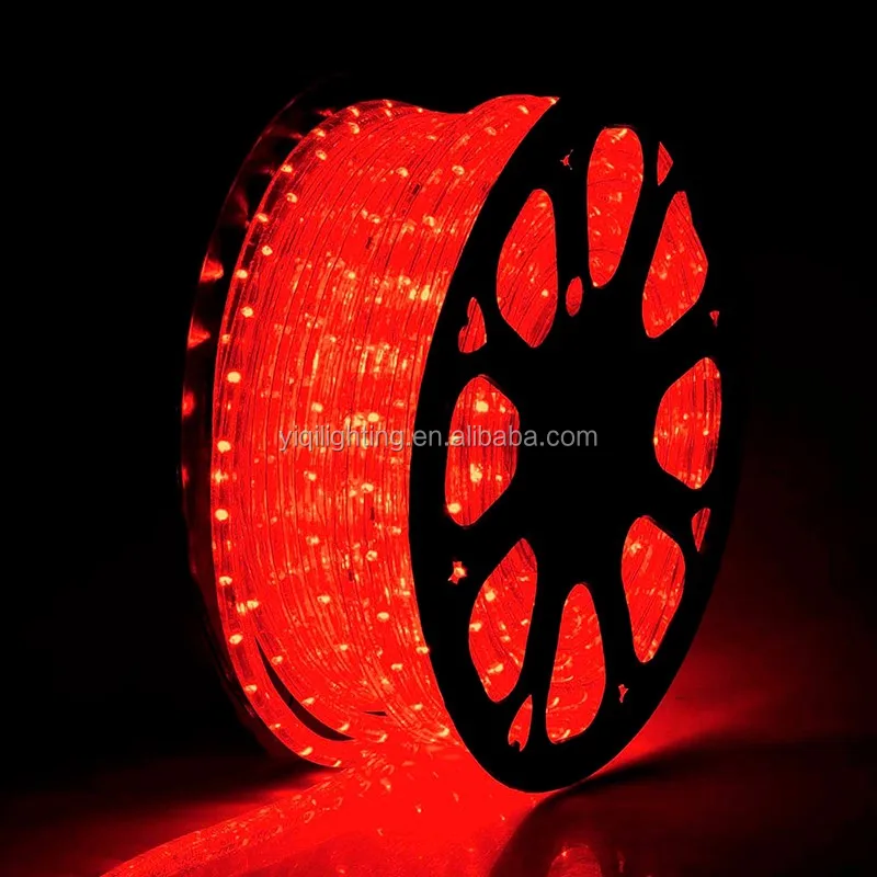 Cheap preice 220V 3 wires led flexible rope light 36 LEDs/M led rope light for wedding party