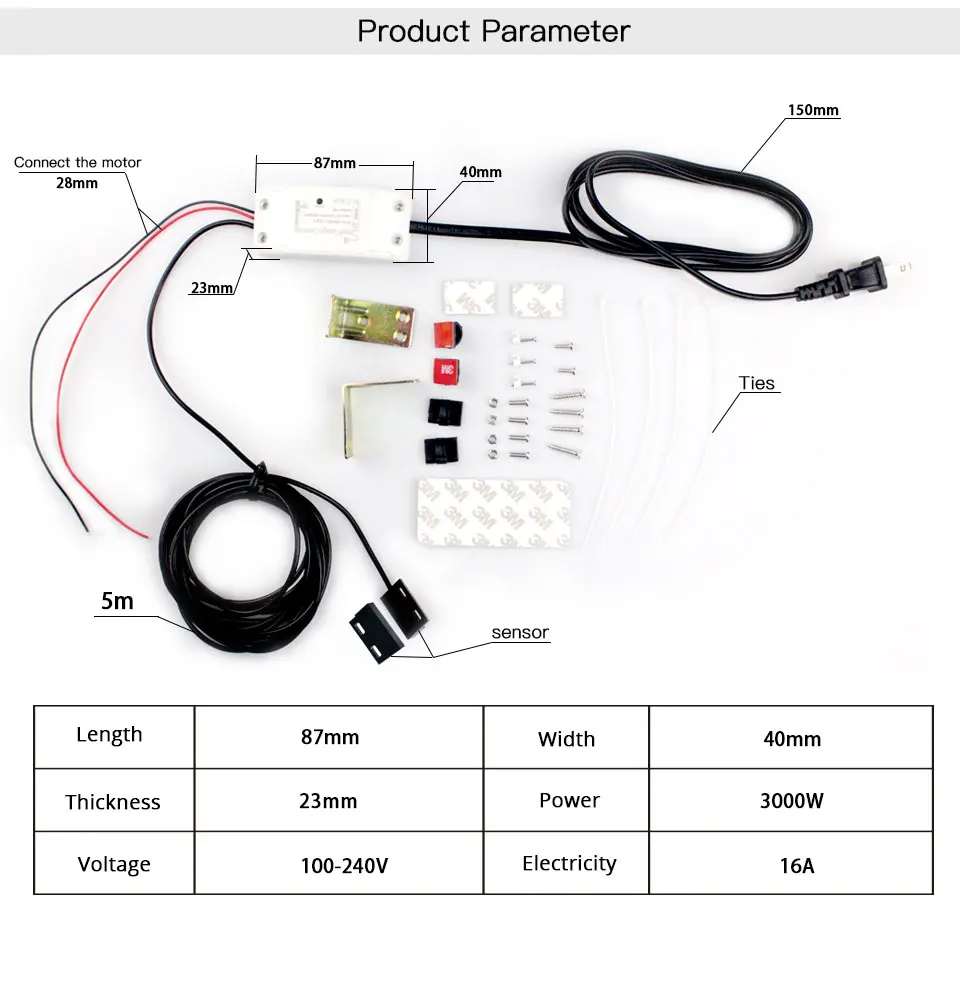 Garage Door Opener Remote Wifi Switch By Smartphone For Automatic