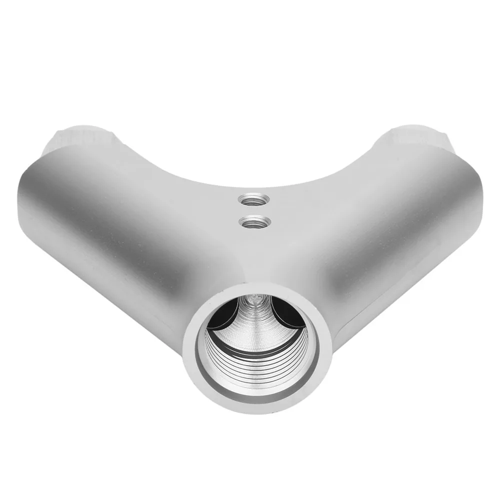 New Type Twin Dual Fuel Pump Billet Y Block Surge Tank Adapter,Y Block