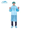 High Quality Disposable Lab Coat with Single Ply Shirt Collar from factory