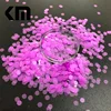 Factory Bulk Wholesale Clear Fluorescent Rainbow Iridescent Round Shape Glitter for Nail Decoration