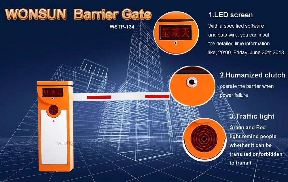 Card Reader Access Barrier Gate Two Fence Arm Buy Card Reader Access