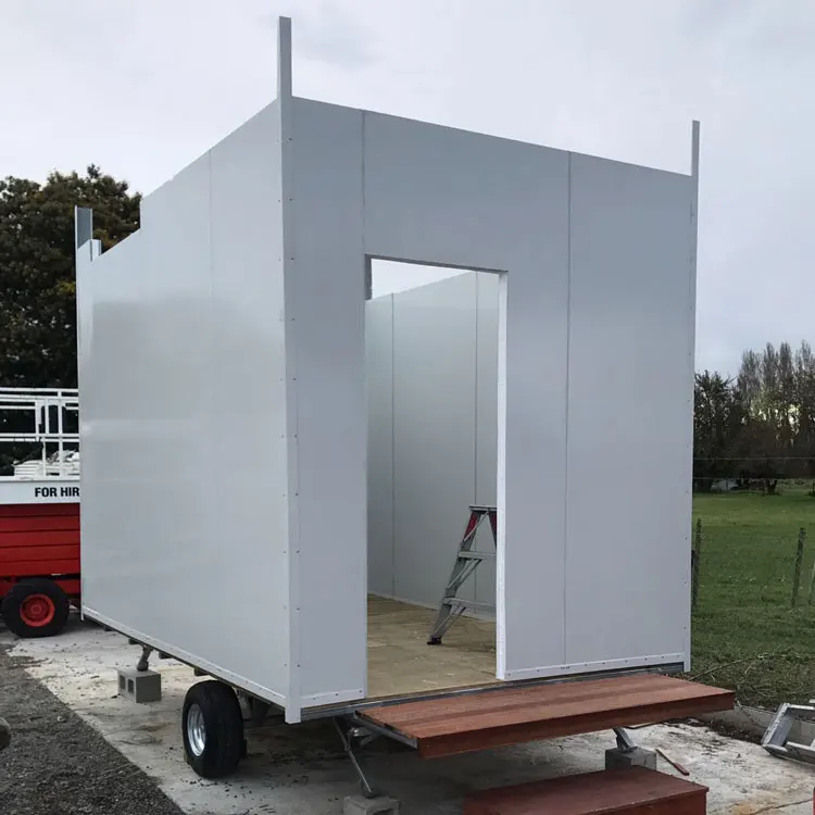 Trailer lift geprefabriceerde woonhuis mini mobiele thuis