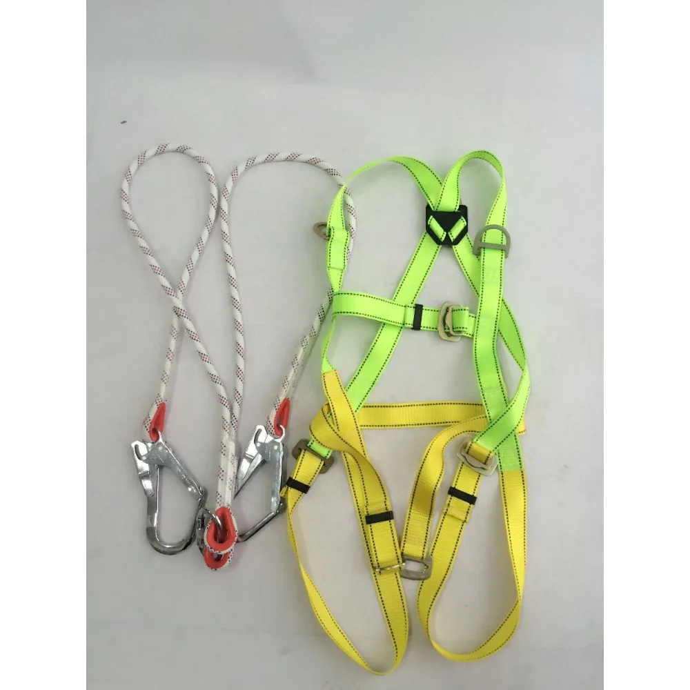Wholesale safety belt rope with hook for the Safety of Climbers and Roofers  