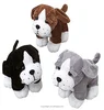 Assorted Color Adorable Plush Puppy Dogs 6 per pack