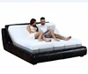 King queen single size Fashion design adjustable bed frame with massage function