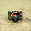 Stranger things ring stranger things fan hawkins glass Photo Cabochon ring
