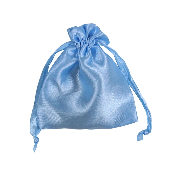 Wholesale Custom Silk Screen Satin Bag Satin Hair Extension Bag Large
