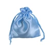 Wholesale Custom Silk Screen Satin Bag Satin Hair Extension Bag Large Satin Drawstring Bags