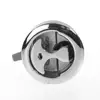 Polished Stainless Steel Spring Loaded Cam Latch Flush Mount Pull Ring Slam Lock