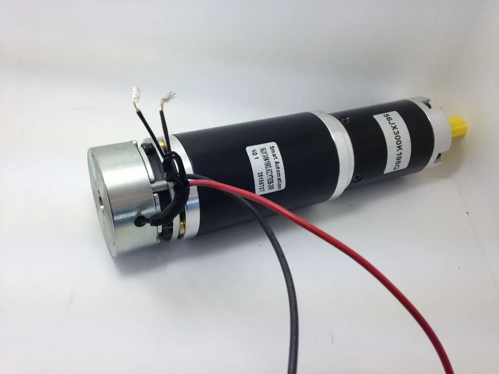 63mm High Torque Low Rpm Electric Dc Gear Motor With Power