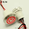 19mm 22mm 30mm power symbol LED illuminated waterproof IP68 stainless steel metal push button switch