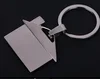 Stock cheap price metal house shape keychain with custom logo, funny zinc alloy key chains