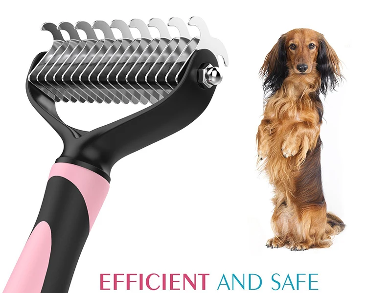 Pet Dematting Tool Dog Grooming Rake Dematting Comb For Dog