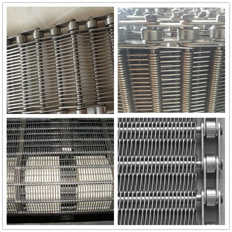 304 stainless steel chain wire mesh metal conveyor belt for for furnace