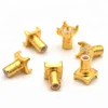 rf coaxial SMB male plug PCB straight mounted RF connector