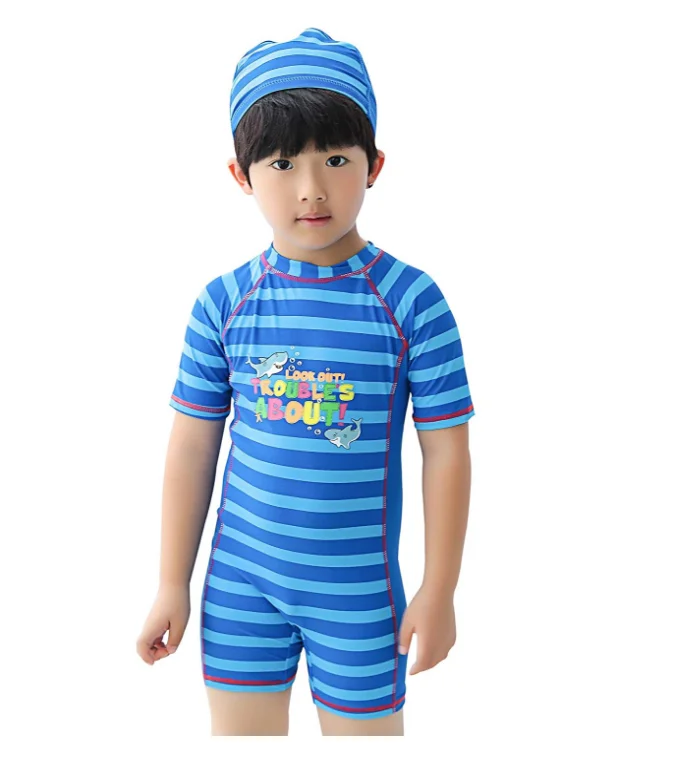 Kids One Piece Nylon Wetsuit 82% Sun Protection Fashion Wetsuit For Children