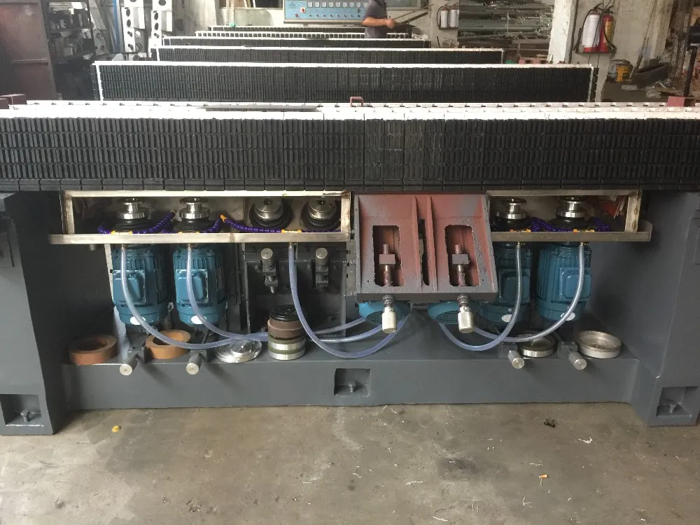 45 degree arris straight line glass edging machine