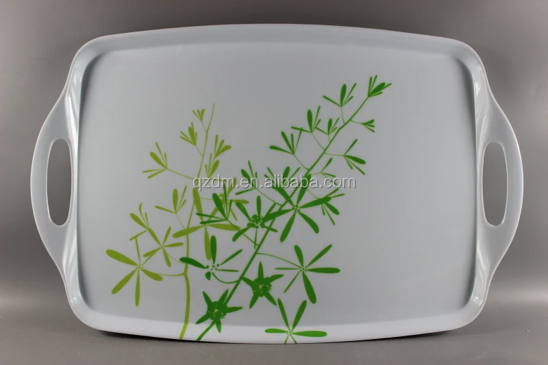 19inch Melamine Big Tray with handle