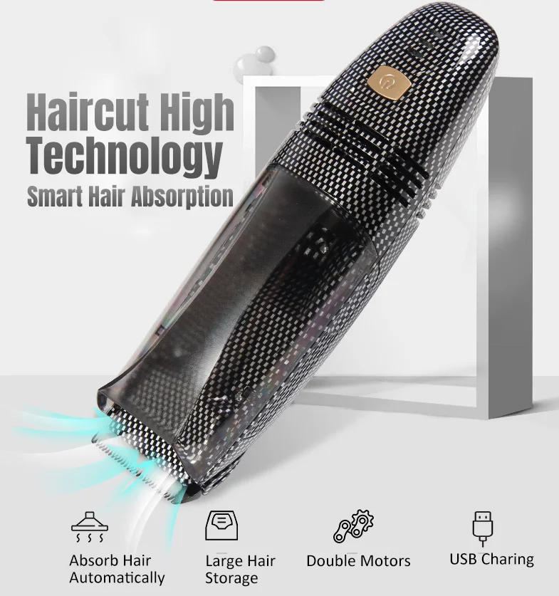Mry Professional Durable Battery Operated Cordless Vacuum Hair Trimmer