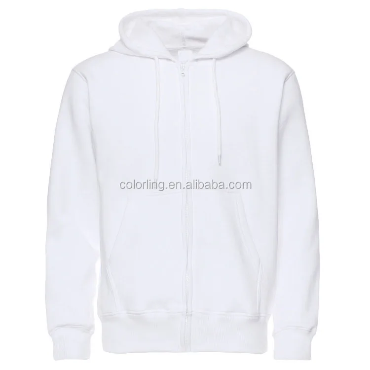 full zip hoodie over face plain