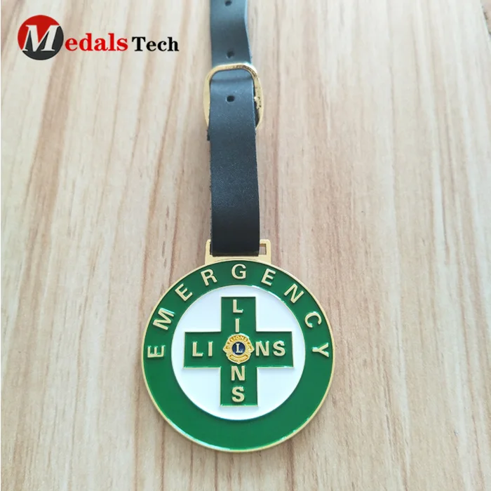 Gold plated customized metal cheap golf tag for golf club