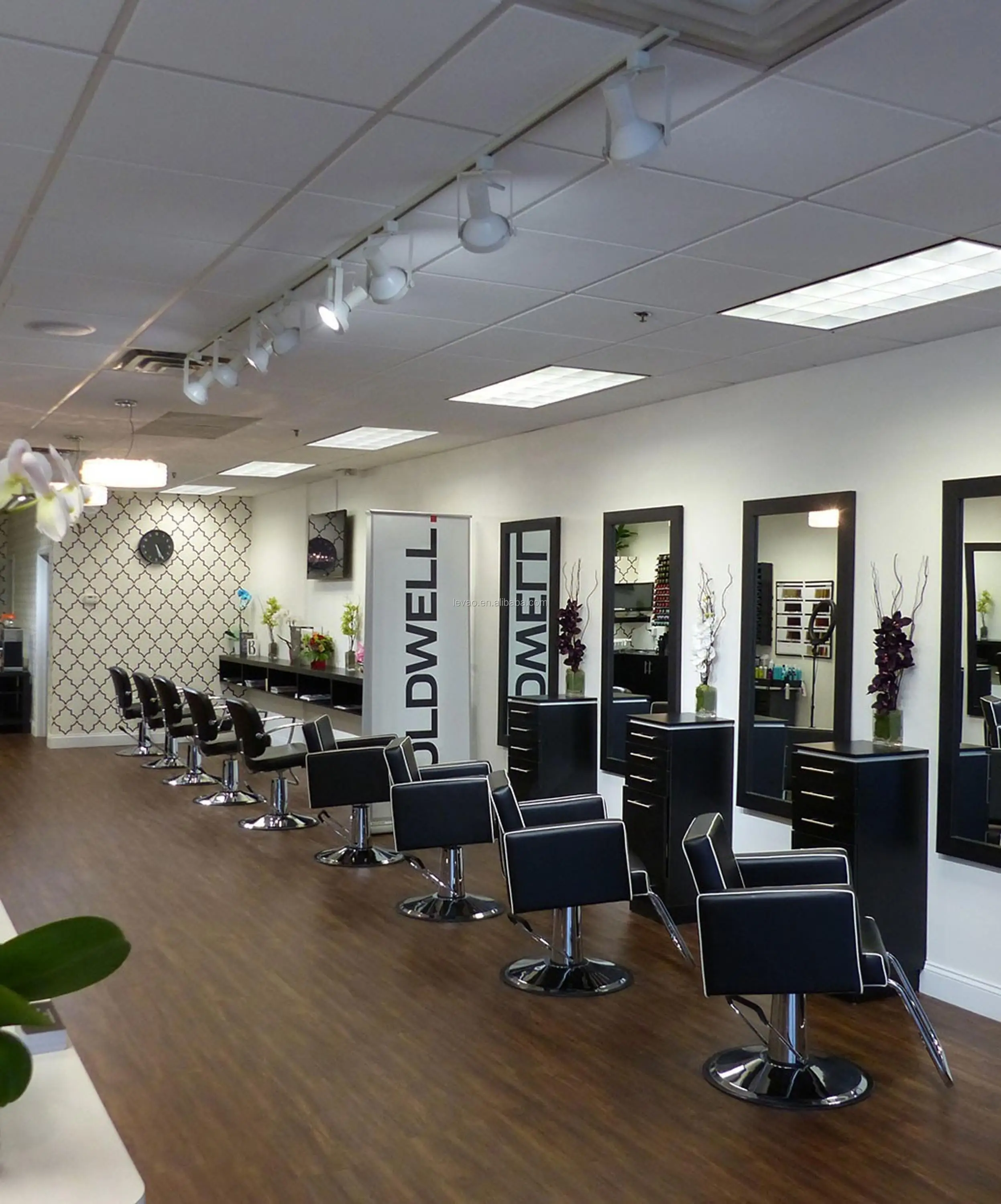 Levao Beauty Salon Barber Mirror Station Portable Salon Mirror & Mirror