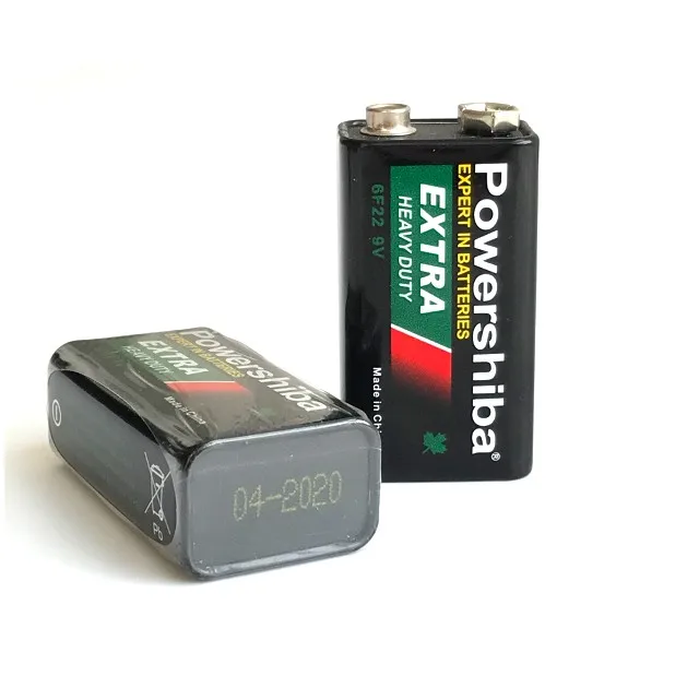 Shrink Wrap Extra Heavy Duty 9v 6f22 Batteries Dry Power Carbon Zinc