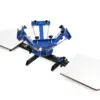 BestEquip Screen Printing Machine 2 Station 4 Color Screen Printing for T-shirt DIY Screen Printing Press