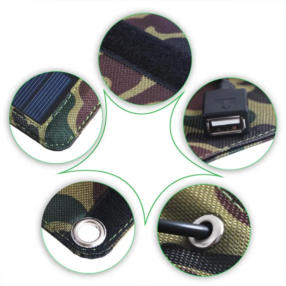 Home and Travel Goods Solar Panel Charger Can be hanged on backpack