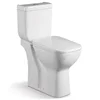 YIDA Europe square shape washdown two piece inodoros ceramic disable person p trap elderly toilet wc