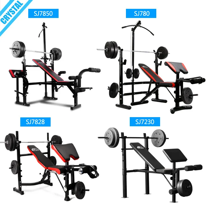 Sj 7230 Multi Home Gym Equipment Adjustable Compact Weight Bench