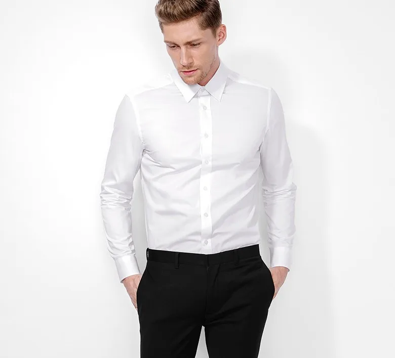 Bespoke Agyptischer Baumwolle Nicht Eisen Weiss Business Hemd Fur Manner Buy Shirt White Business Shirt Bespoke Non Iron White Shirt Product On Alibaba Com