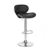 GUYOU Y-1051 Modern PU Height Adjustable Design Relax Backrest Bar Chair Stool With Footrest