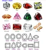 Discount Fashion Heart AAA Cubic Zirconia Gemstones for Wedding Ring