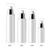 30ml 50ml 80ml 100ml airless bottle with silver cap good for cosmetic vacuum pump bottle