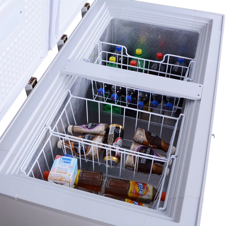 450l 12v 24v Solar Deep Freezer Dc Chest Freezer With Super Thick